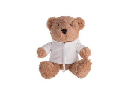 Osito Peluche 20cm con sudadera (Marrón claro)