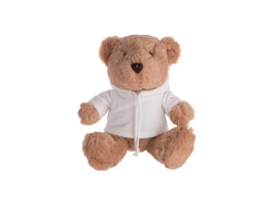 Osito Peluche 20cm con sudadera (Marrón claro)