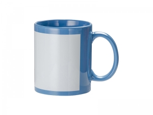 Sublimation 11oz Full Colour Mug w/o White Patch(Light Blue)