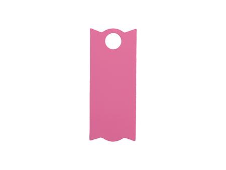 Engraving Blanks Rectangle Silicone Name Tag for 40oz Stanley Tumbler (3.3*8*0.3cm,Pink)