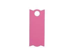 Engraving Blanks Rectangle Silicone Name Tag for 40oz Stanley Tumbler (3.3*8*0.3cm,Pink)