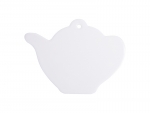 Sublimation Teapot Ceramic Coaster w/ Cork