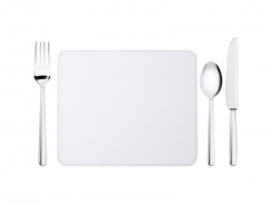 Sublimation 19*23cm PU Leather Placemat (White)