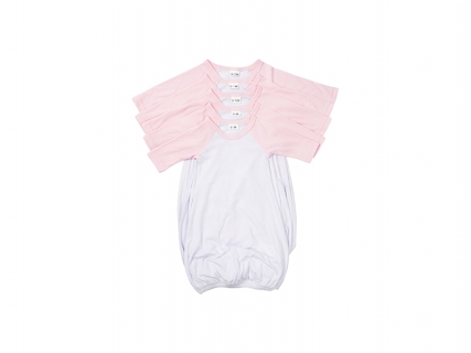 Pijama Bebé Manga Larga Raglán Talla L (Rosa,6-12M)