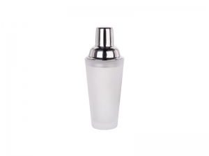 Sublimation 400ml Glass Cocktail Shaker (Frosted)