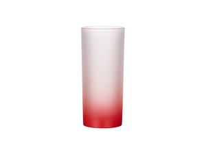 10oz Sublimation Glass Mug (Gradient Color Red)