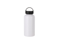 Sublimation 500ml Aluminium Water Bottle W/handle (White)