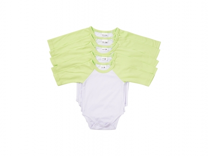 Mono Bebé Manga Larga Raglán Talla XL (Verde,12-18M)