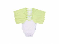 Mono Bebé Manga Larga Raglán Talla XL (Verde,12-18M)