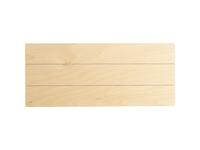 Sublimation Blanks Rectangular Plywood Sign w/ Stripes (30*12.7*1.5cm)