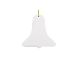 Sublimation 3&quot; Bell Ceramic Ornament