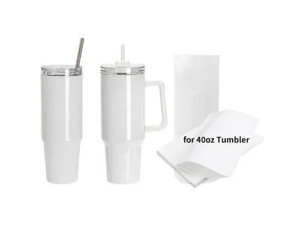 Sublimation Shrink Wrap Film for 12/15/16/20/30oz Tumblers, Perforated for Easy Removal 20 oz.