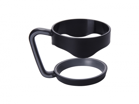 Vaso con Asa 30oz Acero Inoxidable (Negro/Gris) Cantidad Mínima:100uds