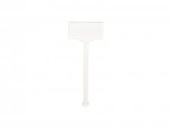 Sublimation Blanks Acrylic Drink Stirrers (4*9.8*0.4cm,Square)