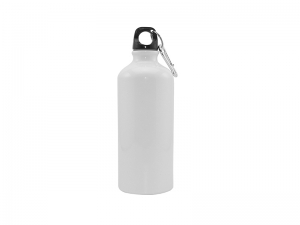 Sublimation 600ml Aluminium Water Bottle (White)