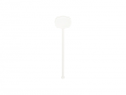 Sublimation Blanks Acrylic Drink Stirrers (4*15*0.4cm,Square Lace Shape)