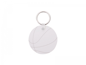 Sublimation Basketball Pattern HB Keyring (φ5.5cm)