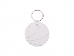 Sublimation Basketball Pattern HB Keyring (φ5.5cm)