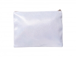 Sublimation White Glitter Pencil/Makeup Case(16.5*23cm)