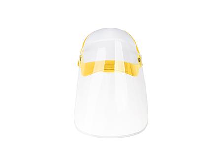 Gorra de Malla Adulto Sublimación Sin Pantalla Facial Desmontable (Amarillo)