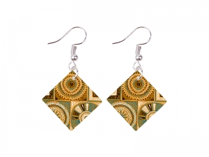 Sublimation SquareShell Earring (19*19mm)