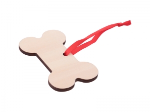 Sublimation Plywood Christmas Ornament (Bone-Shape)