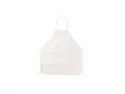 Sublimation Blanks linen Apron (69*72cm, Beige and Light Yellow Stripe)