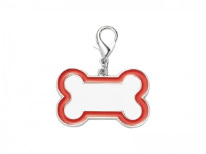 Sublimation Dog Tag (Red Edge, 3*4.5cm)