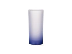 Vaso Cristal 10oz (Color Degradado Azul Oscuro)