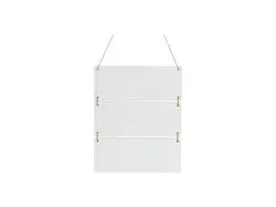 3 Peças Madeira MDF Sinais Pendurados (Retângulo)