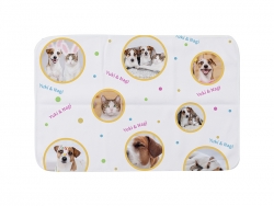 Sublimation Blanks Fleece Pet Blanket (50*76cm/19.68&quot;x29.9&quot;)