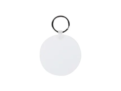 Circle FRP Two Sided Sublimation Keychain - 2.5