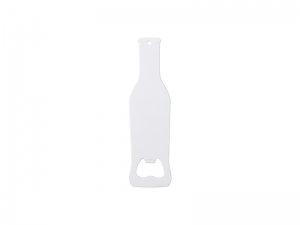 Sublimation Blanks Full White Stainless Steel Bottle Opener (4*14cm, Bottle)