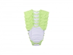 Sublimation Blanks Baby Onesie Short Sleeve Raglan(Green)