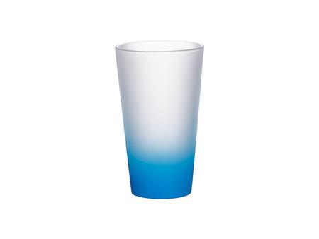 Vaso Cristal 17oz (Color Degradado Celeste)