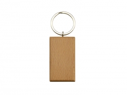 长方形木质钥匙扣（UV）