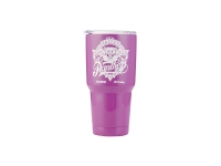 30oz/900ml UV Stainless Steel Tumbler (Purple)