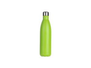 25oz/750ml Powder Coated Stainless Steel Cola Bottle (Green)