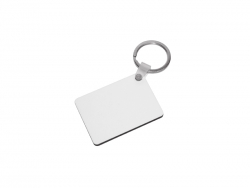 Porte-­clés en MDF rectangulaire Sublimation Transfert Thermique