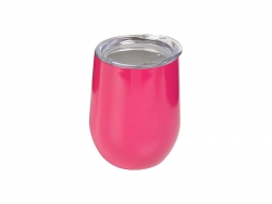 Copo Vinho Inox 12oz (Vermelho Púrpura)