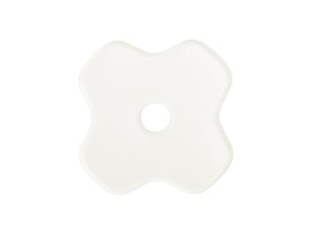 Sublimation Blanks Acrylic Name Tag (8.1*8.1*0.4cm,Lucky Clover Shape)