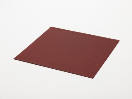 Craft Laserable Leather Sheet (Red/Black Base, 30.5*30.5cm/ 12*12in)
