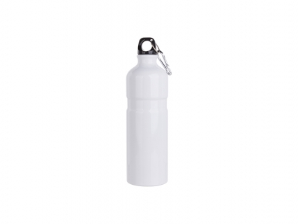 Sublimation 750ml Aluminum Water Bottle (White)