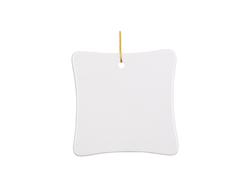 Sublimation 3&quot; Square Ceramic Ornament