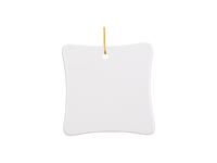 Sublimation 3&quot; Square Ceramic Ornament