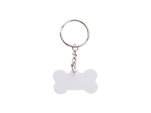 Sublimation Plastic Dog Tag (Bone-Shape, 25*45*2mm)