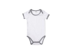 Baby Onesie Short Sleeve XXL(Gray Edge,18-24M)