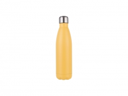 Garrafa Inox Forma Cola 17oz/500ml(Amarelo Mate)