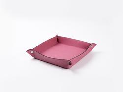 Bandeja de Cuero para Grabado (Rosa/Negro, 20*20cm)