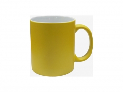 Caneca Color Total 11oz (Mate, Amarelo terra)